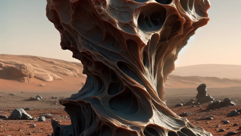 Enigmatic Martian Formations